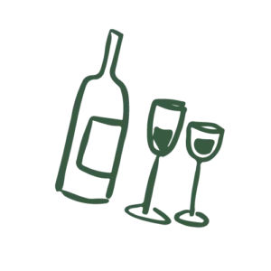 Bouteille de vin rouge